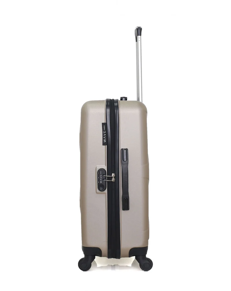 Lot de 3 Valises Rigides Grand Format, Taille Moyenne et Vanity AMAZONE