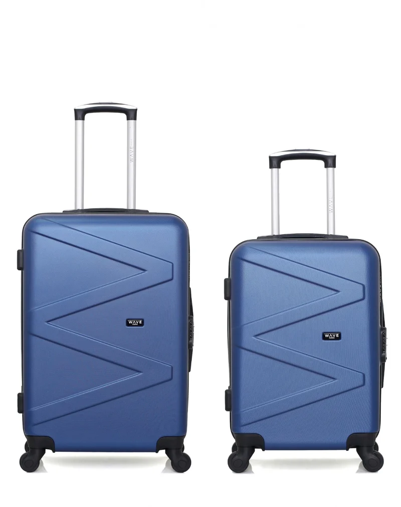 Lot de 3 Valises Rigides Grand Format, Taille Moyenne et Vanity AMAZONE