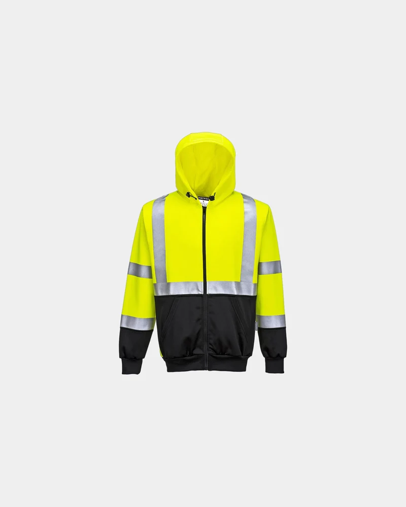 Sweat à capuche bicolore à personnaliser