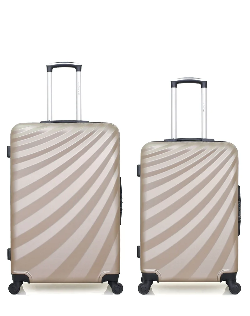 Lot de 2 Valises Grand Format et Week-end DANUBE