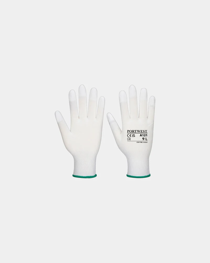 Gant nylon bout des doigts enduits PU à personnaliser