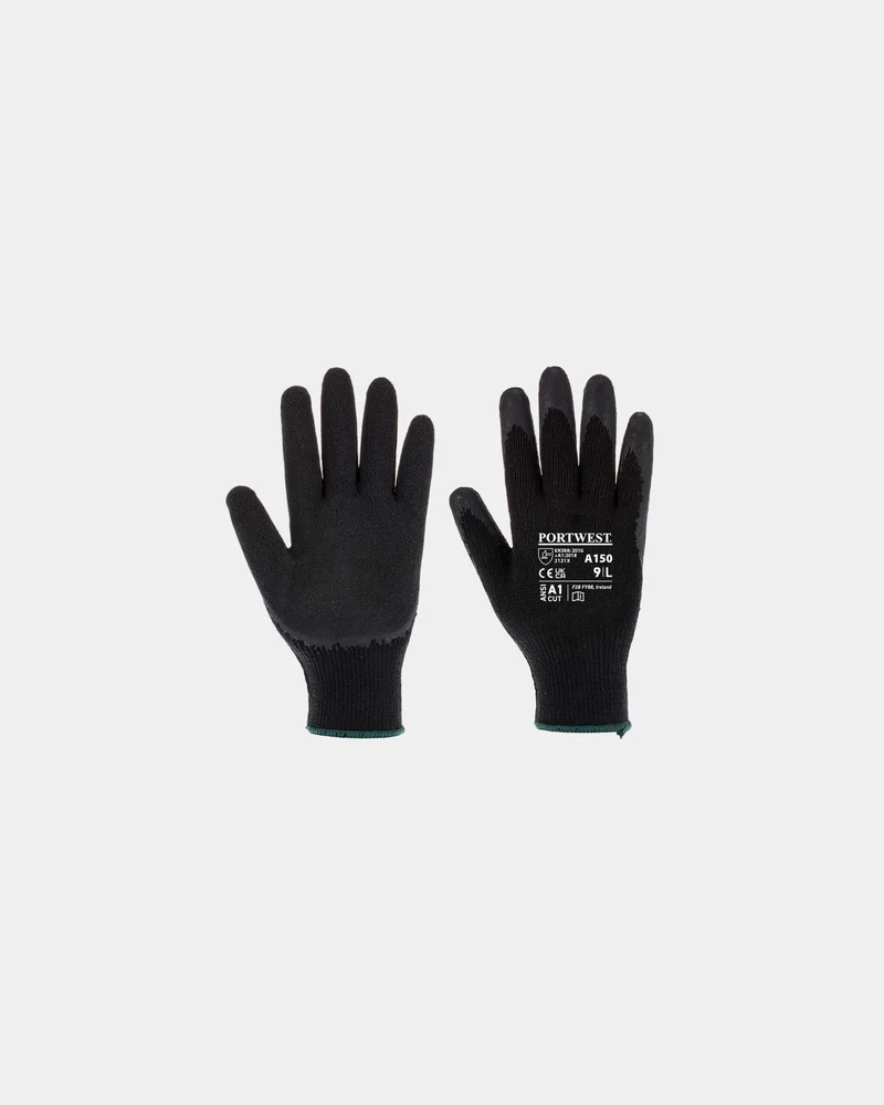 Gant tricoté enduit latex à personnaliser