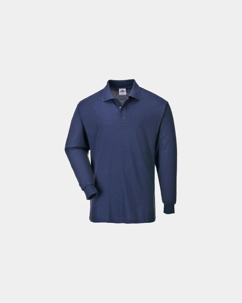 Polo manches longues coton polyester à personnaliser