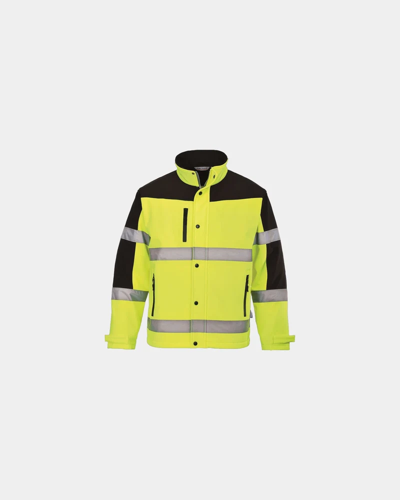 Veste softshell imperméable HV à personnaliser