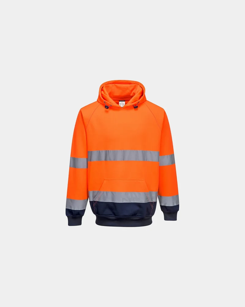 Sweat à capuche bicolore à personnaliser