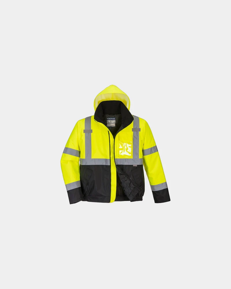 Blouson bomber HV bicolore à personnaliser