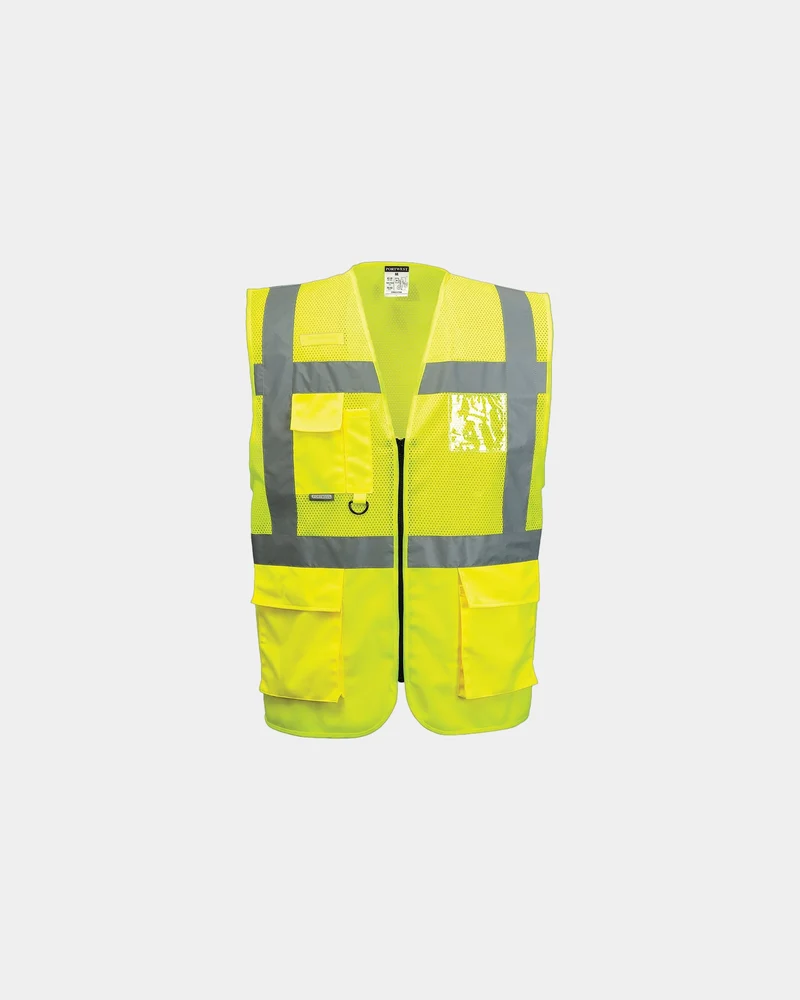 Gilet Executive grillagé à personnaliser
