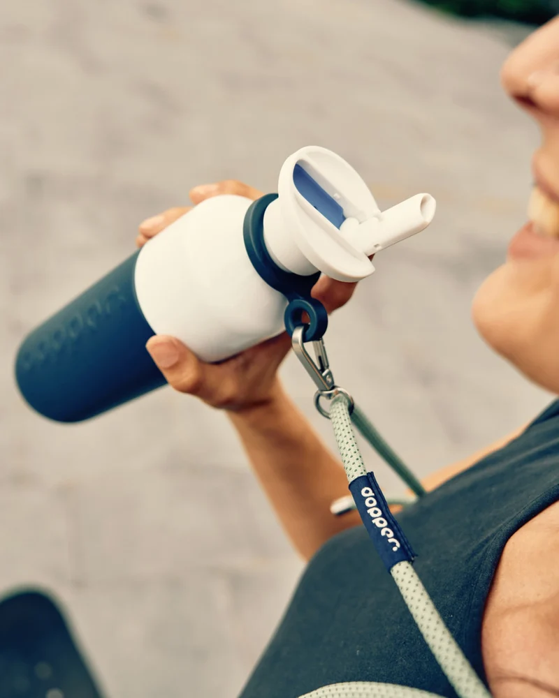 Paille réutilisable Dopper Flip Straw à personnaliser