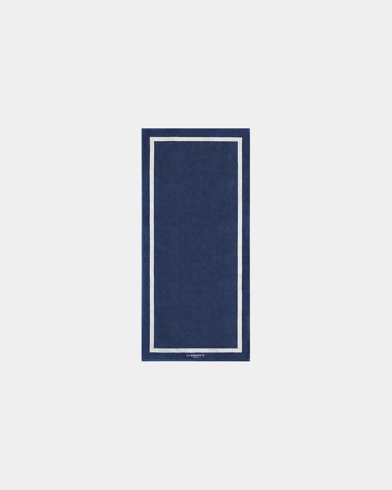 Serviette de plage 90x200 coton longues fibres à personnaliser
