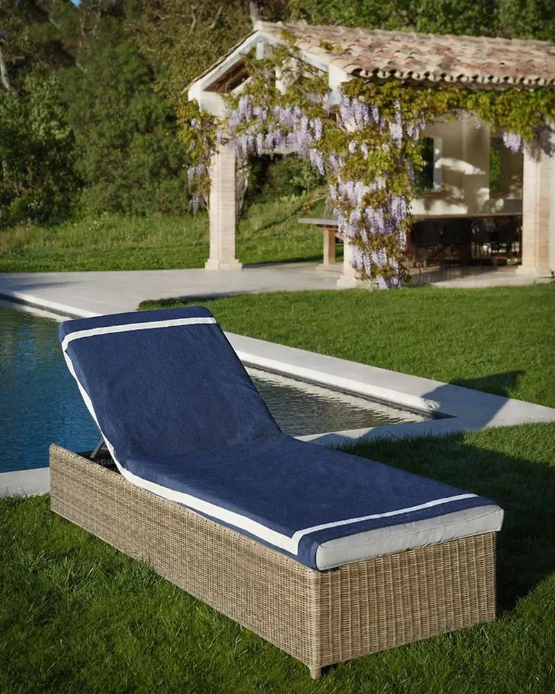 Serviette de plage 90x200 coton longues fibres à personnaliser