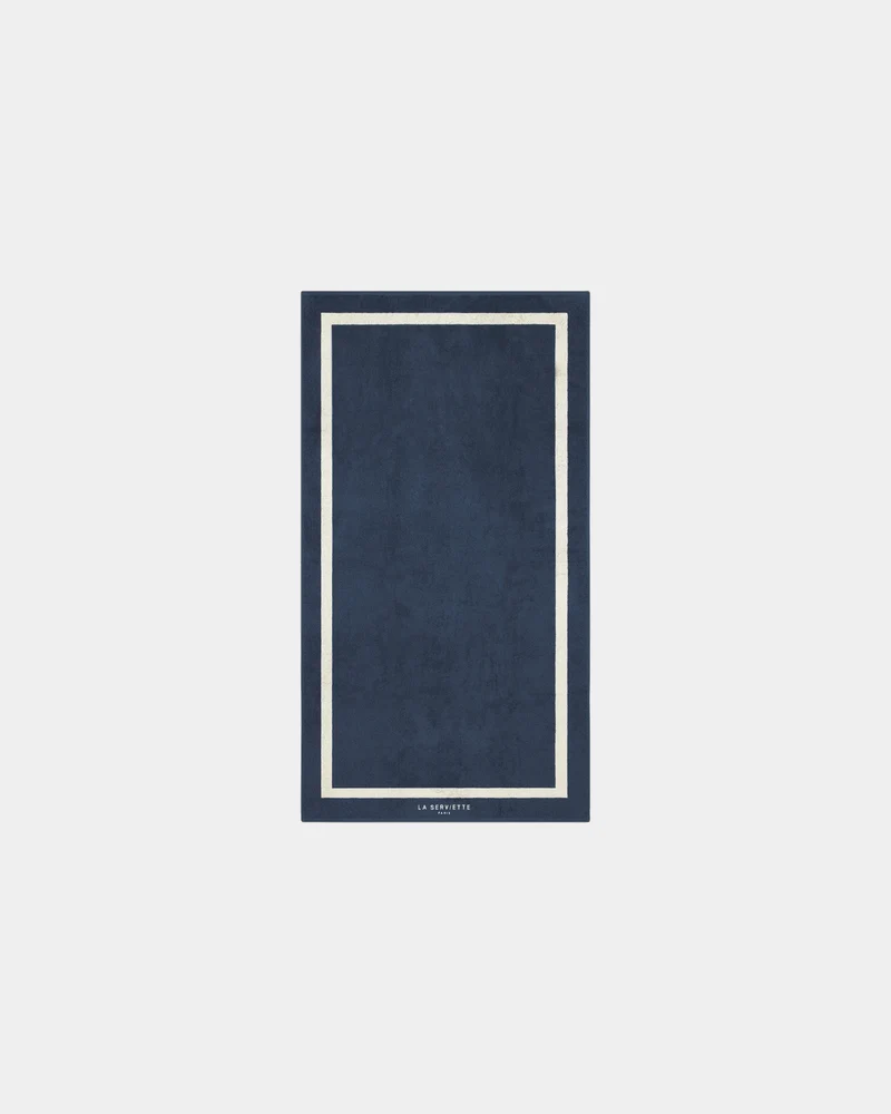 Serviette de plage coton longues fibres 90x170 à personnaliser