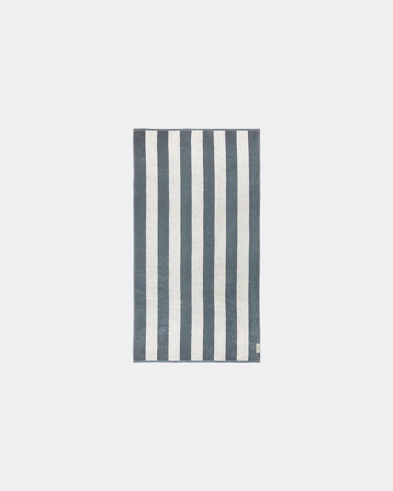 Serviette de plage 90x170 Rayures Riviera La Serviette Paris à personnaliser