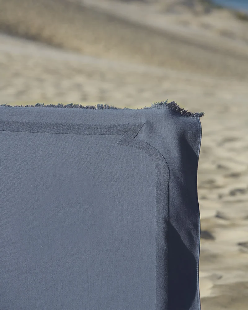 Fouta de plage bi-matière 90x200 La Serviette Paris à personnaliser