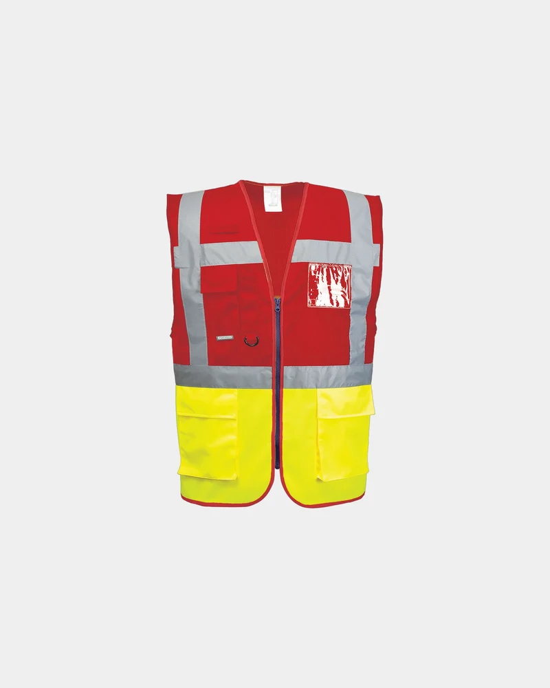 Gilet haute visibilité bicolore à personnaliser