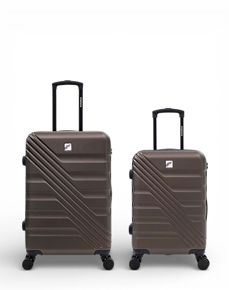 Lot de 2 Valises Rigides Taille Moyenne et Cabine REDWOOD
