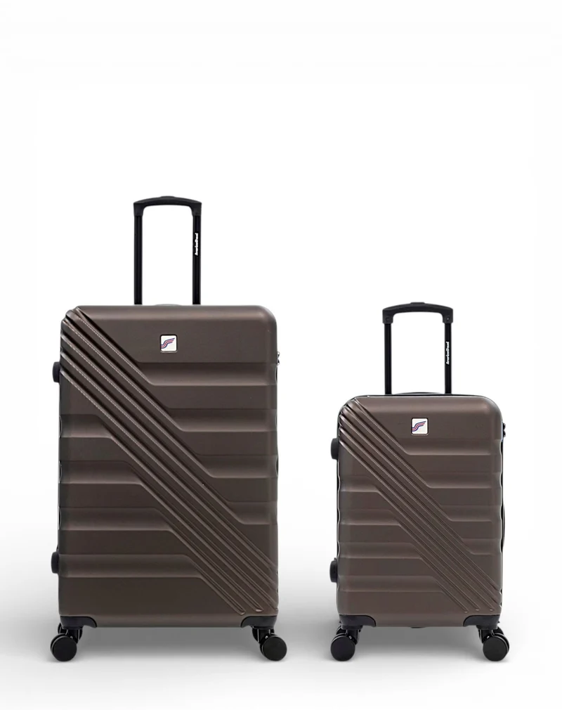 Lot de 2 Valises Rigides Grand Format et Cabine REDWOOD