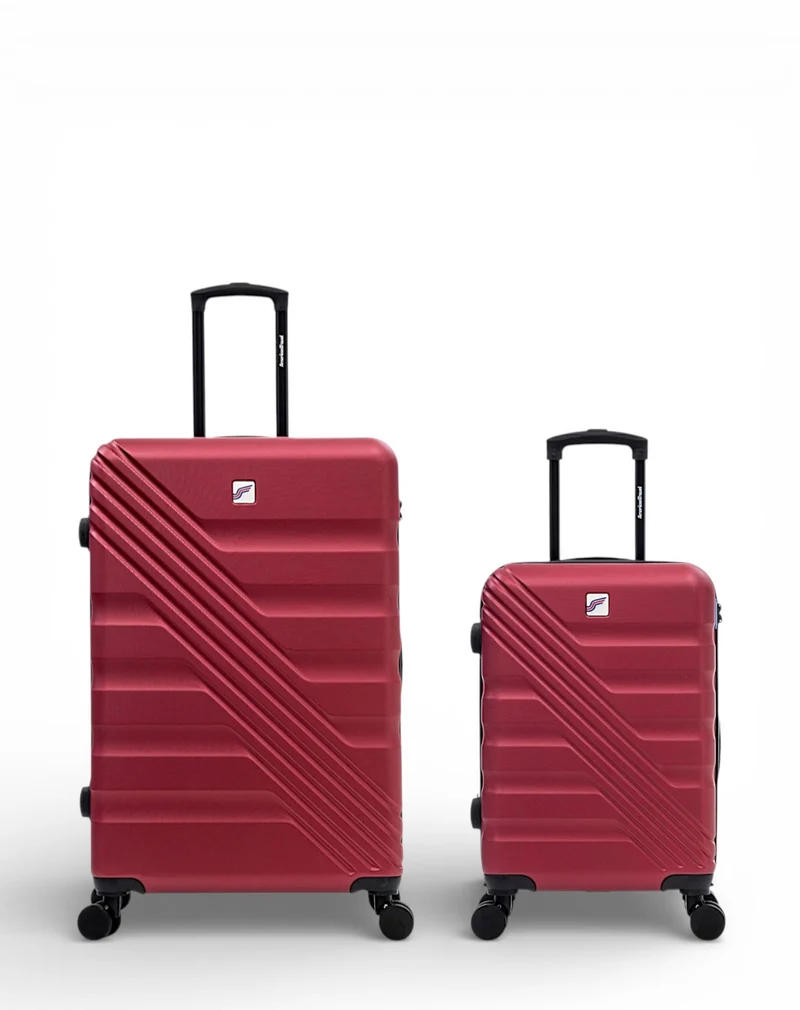 Lot de 2 Valises Rigides Grand Format et Cabine REDWOOD