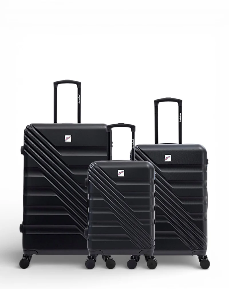 Lot de 3 Valises Rigides Grand Format, Taille Moyenne et Cabine REDWOOD