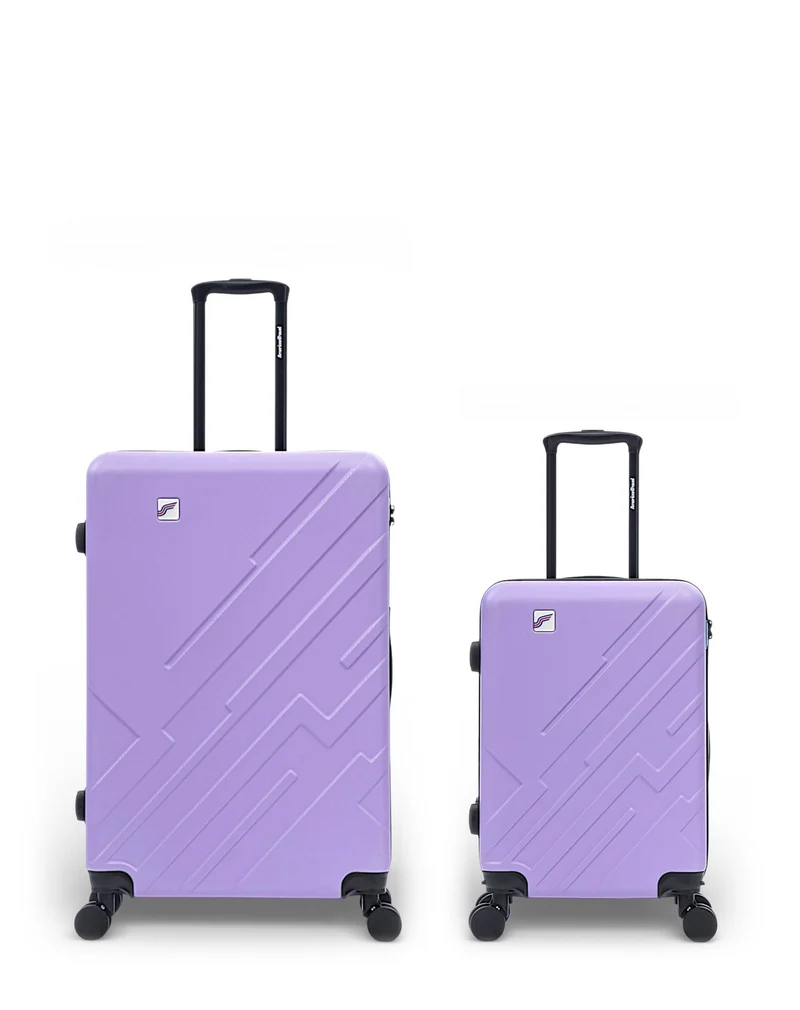 Lot de 2 Valises Rigides Grand Format et Cabine YELLOWSTONE