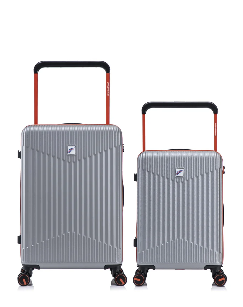 Lot de 2 Valises Rigides Taille Moyenne et Cabine NORTH BEACH