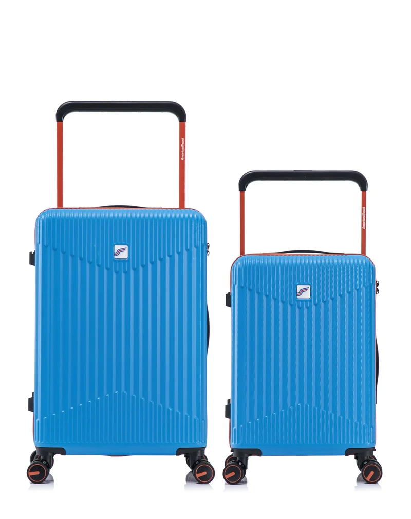 Lot de 2 Valises Rigides Taille Moyenne et Cabine NORTH BEACH