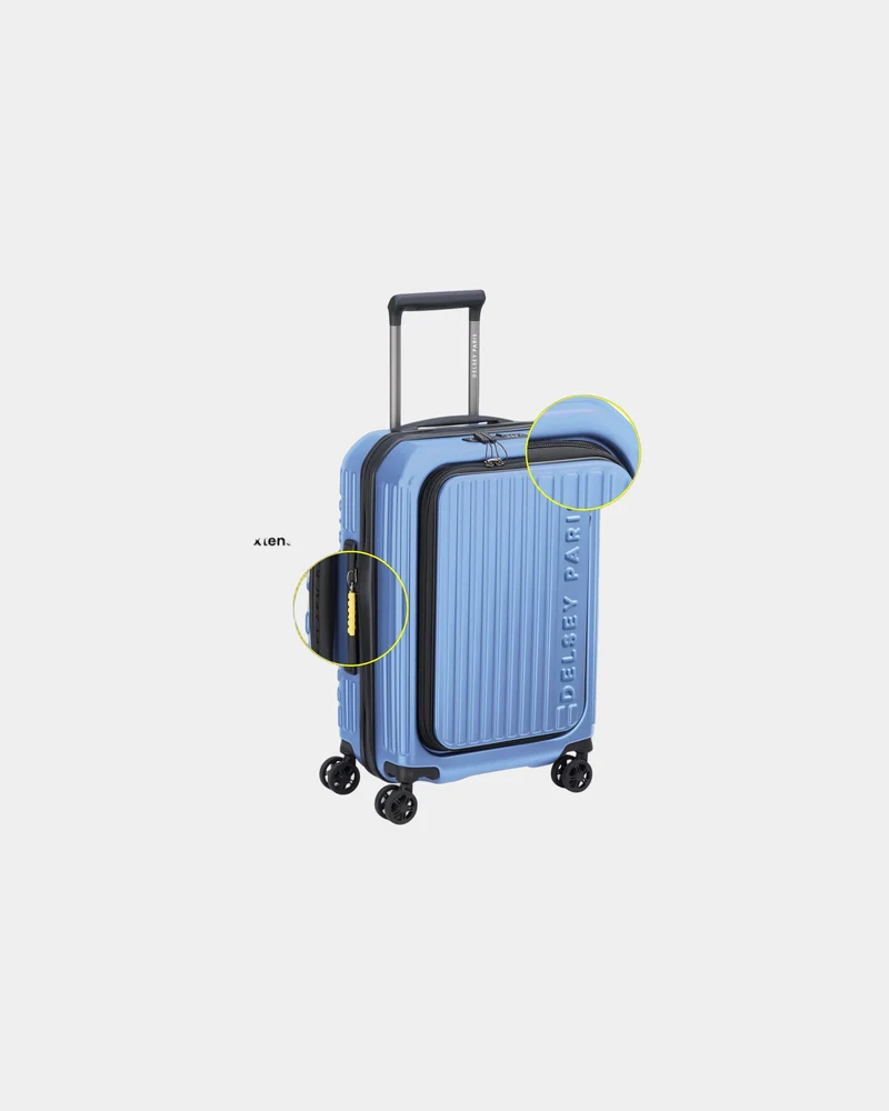 Valise cabine polycarbonate Delsey SECURITIME ZIP à personnaliser