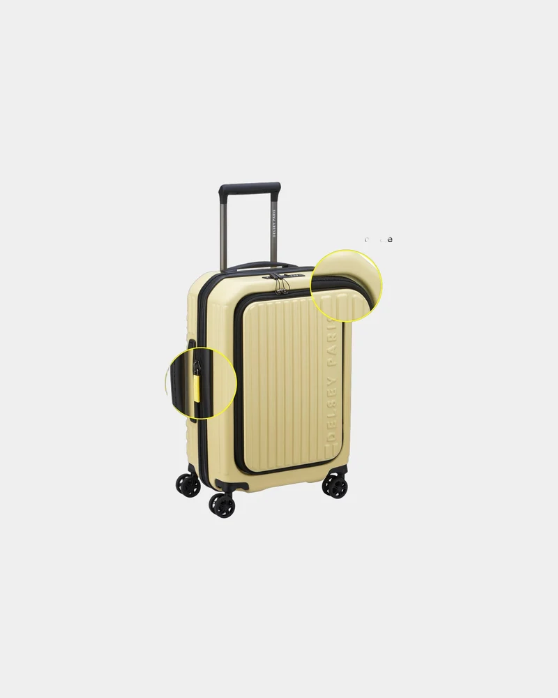 Valise cabine polycarbonate Delsey SECURITIME ZIP à personnaliser