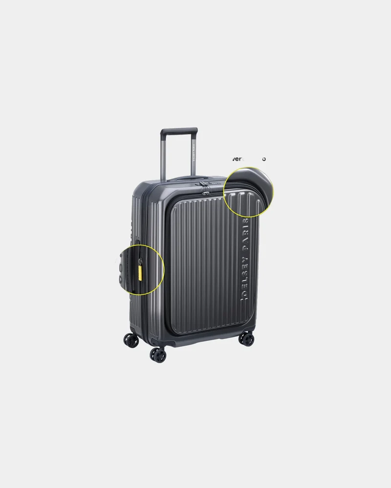 Valise cabine polycarbonate Delsey SECURITIME ZIP à personnaliser