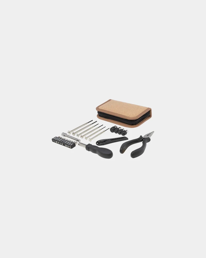 Ensemble d'outils en plastique recyclé 24 pièces à personnaliser