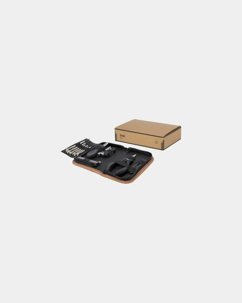 Ensemble d'outils en plastique recyclé 24 pièces à personnaliser