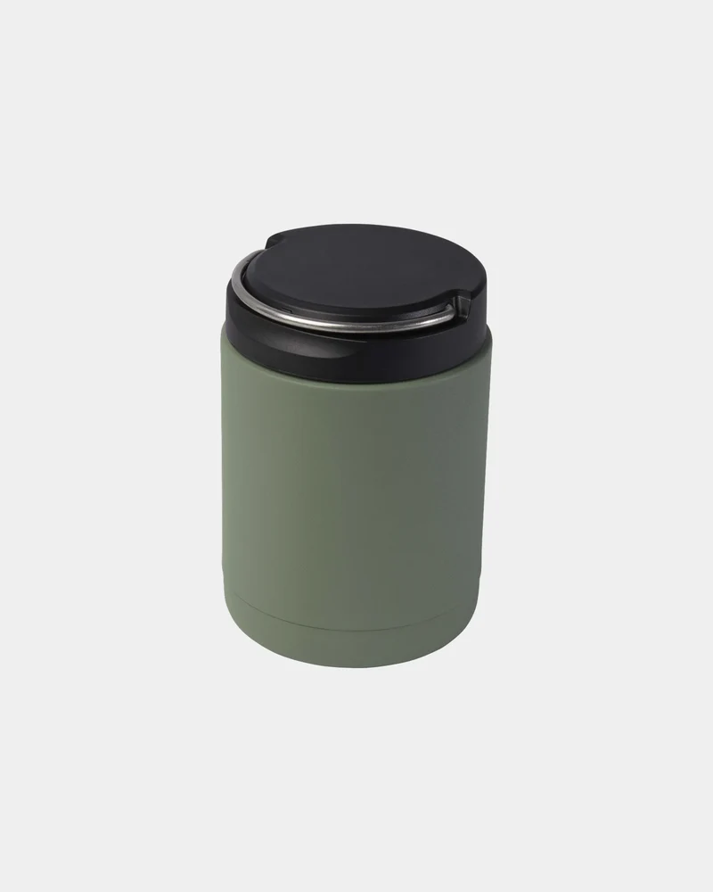 Boîte-repas acier inoxydable recyclé 500 ml à personnaliser