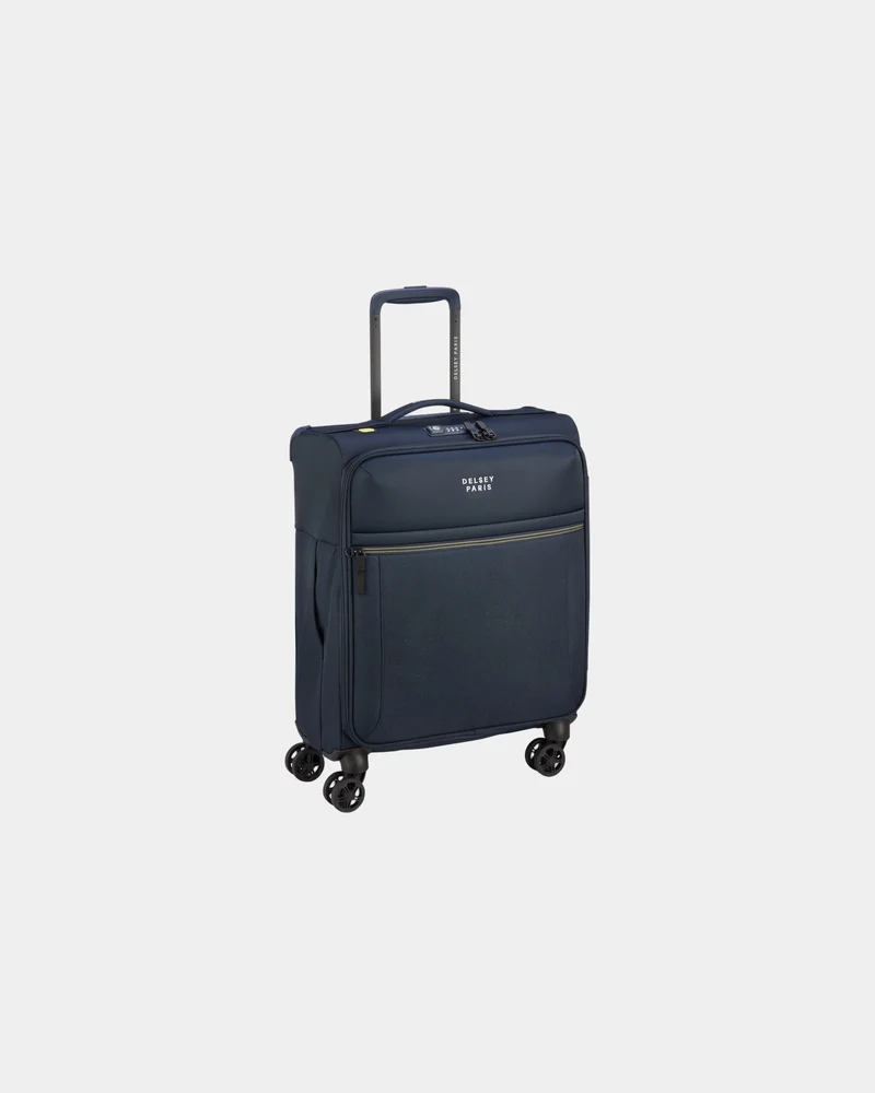 Valise cabine recyclée Delsey Brochant 3 Slim 55 cm à personnaliser