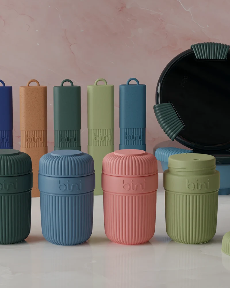 Lunch Box polymère biosourcé BINI à personnaliser
