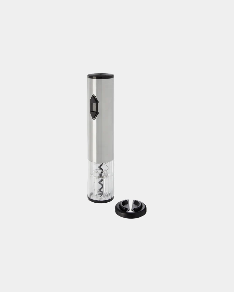 Tire-bouchon électrique argent à personnaliser