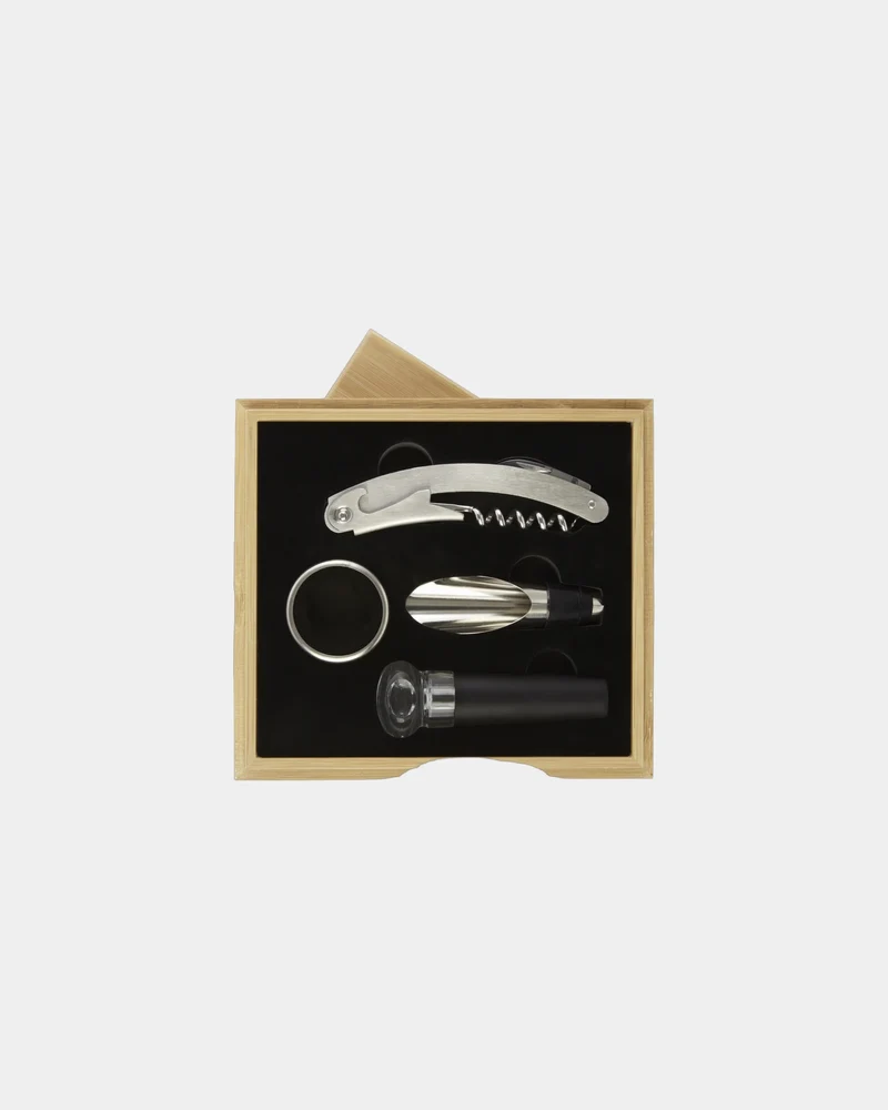 Coffret à vin 4 pièces à personnaliser