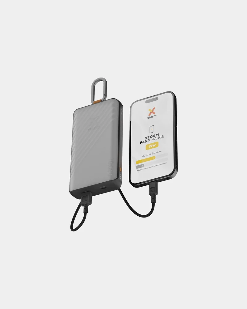 Batterie de secours solaire 10 000 mAh Xtorm à personnaliser