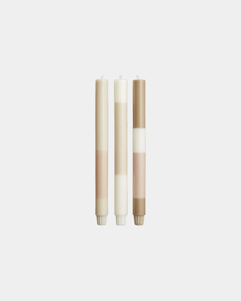 Bougies d’aspect craie Originalhome par lot de 4 à personnaliser