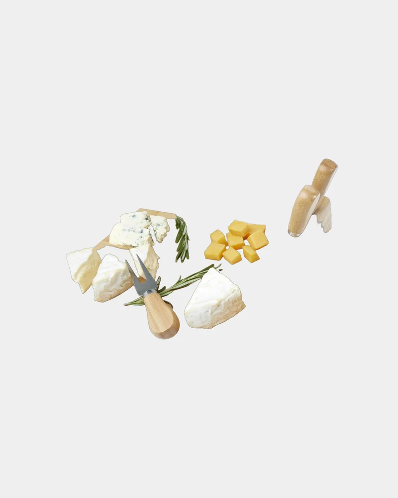 Plateau à fromage en bambou à personnaliser