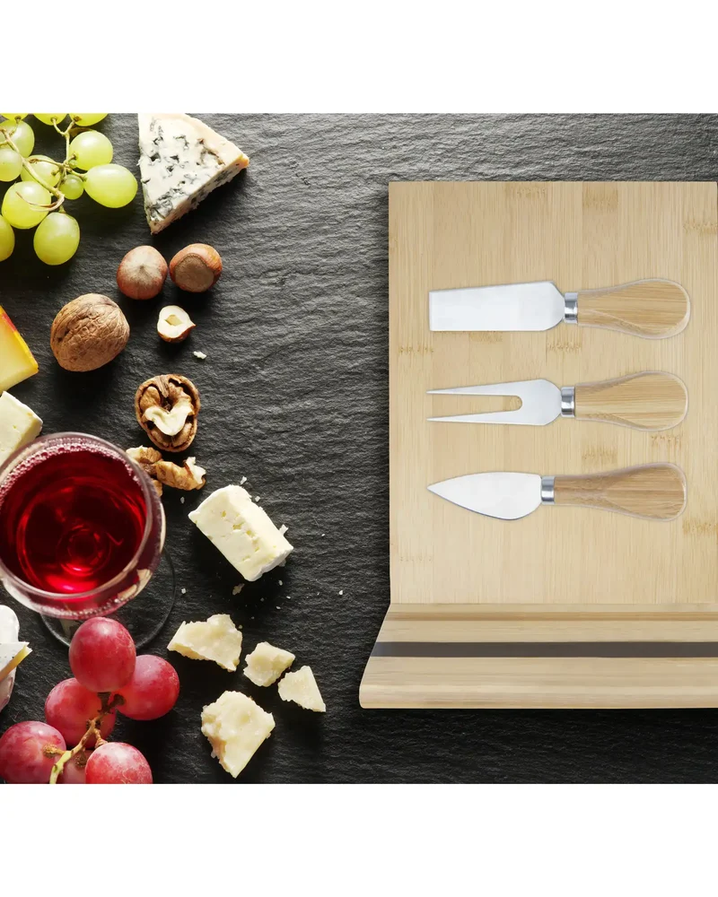 Plateau à fromage en bambou à personnaliser