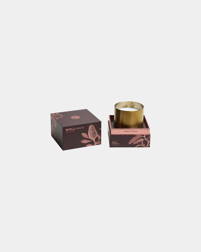Bougie parfumée éco Wellmark à personnaliser