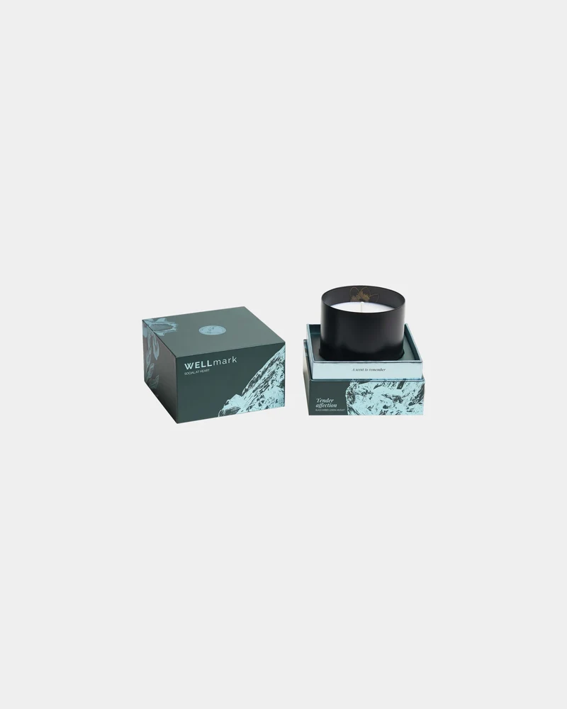 Bougie parfumée éco Wellmark à personnaliser