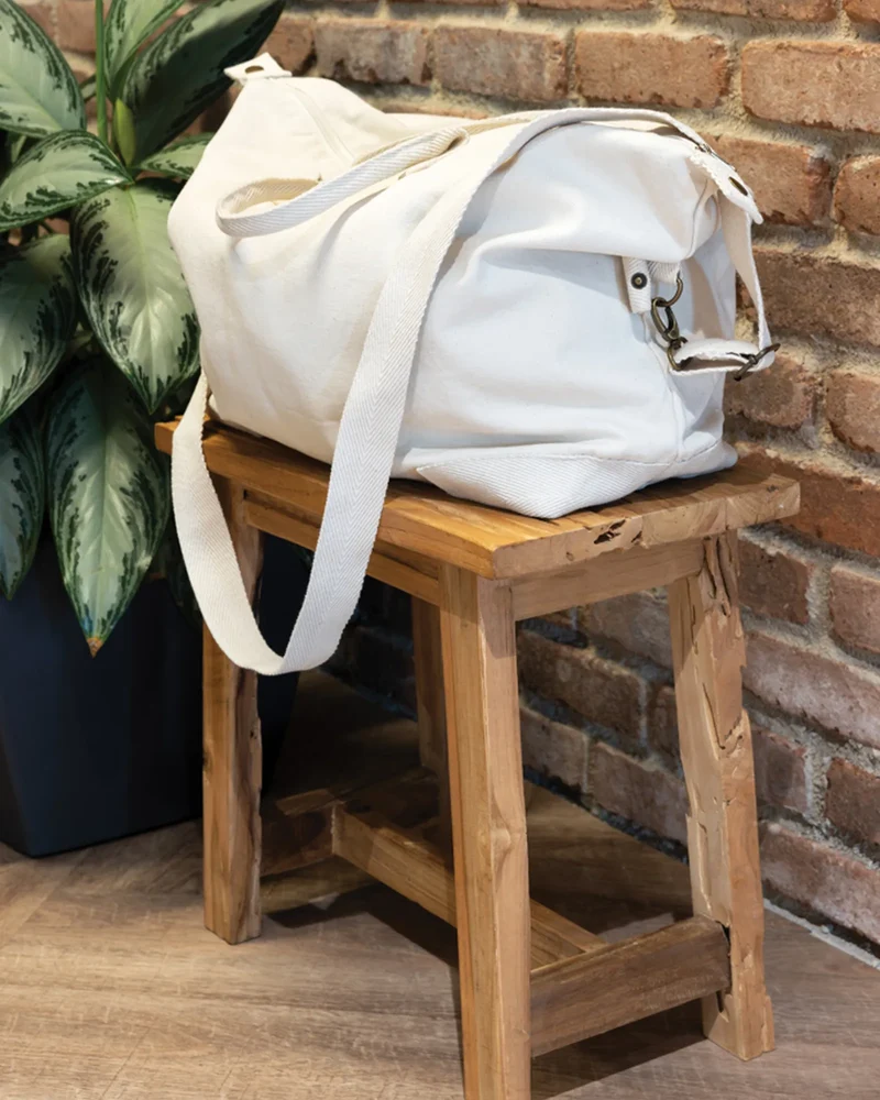 Sac week-end toile recyclée 500 g/m² à personnaliser