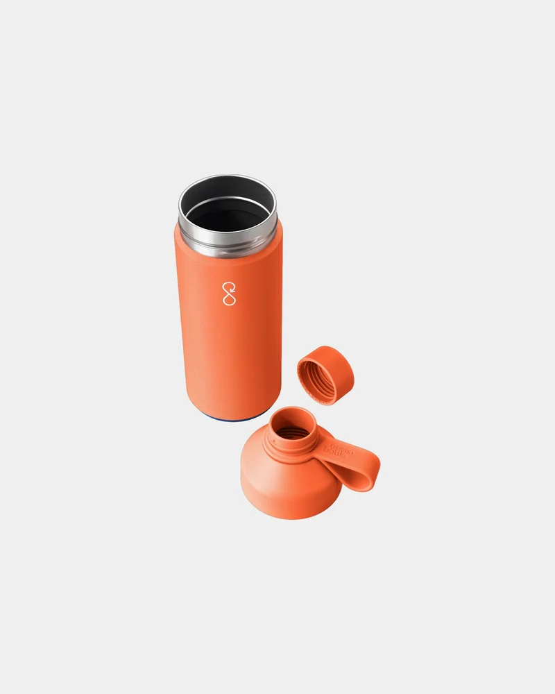 Bouteille isotherme acier recyclé Ocean Bottle 1L à personnaliser