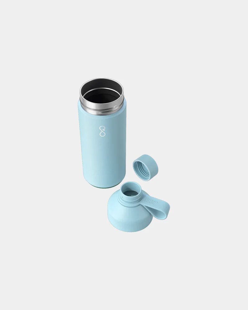 Bouteille isotherme acier recyclé Ocean Bottle 1L à personnaliser