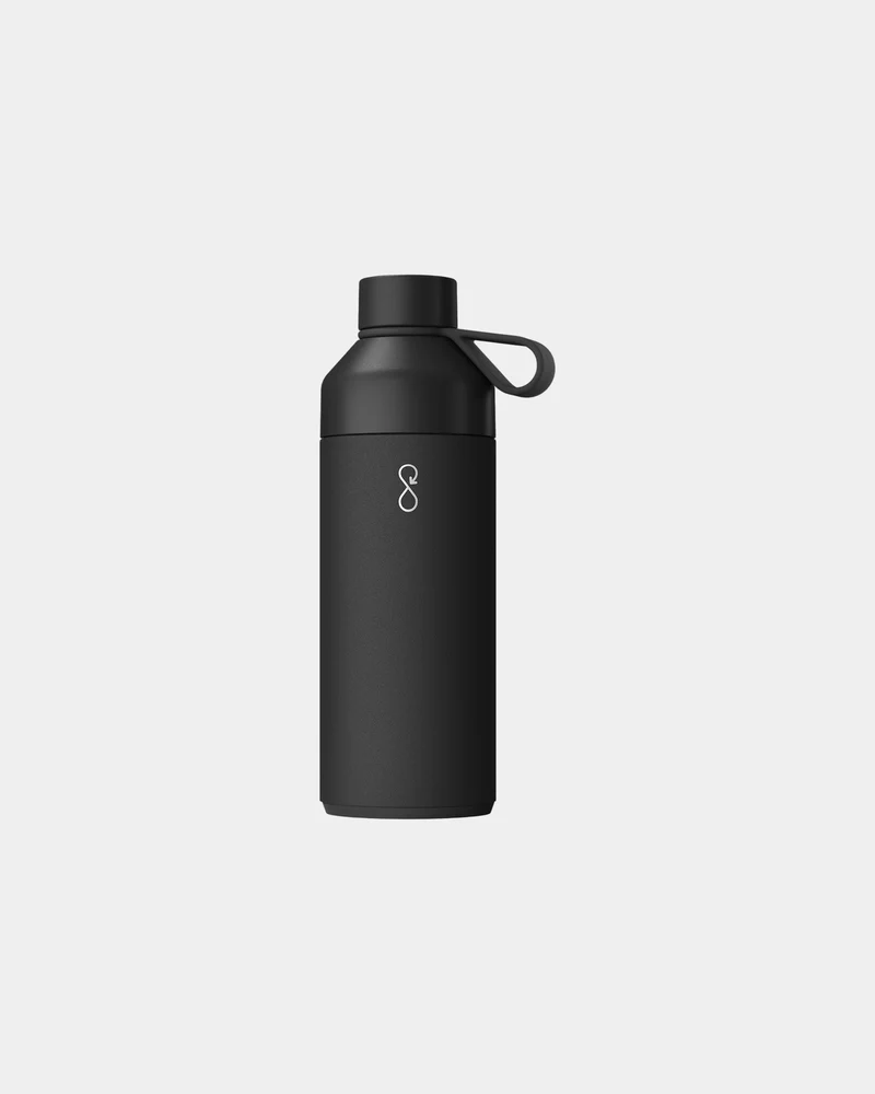 Bouteille isotherme acier recyclé Ocean Bottle 1L à personnaliser