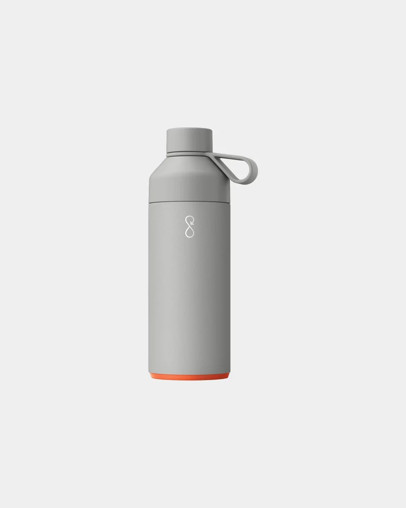 Bouteille isotherme acier recyclé Ocean Bottle 1L à personnaliser