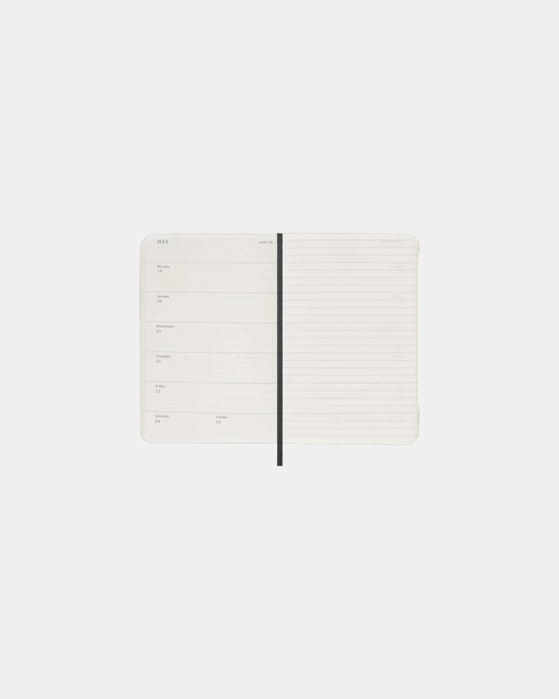 Agenda de poche hebdomadaire Moleskine à personnaliser