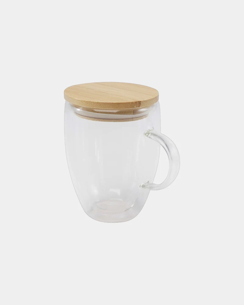 Tasse en verre isotherme 350ml à personnaliser
