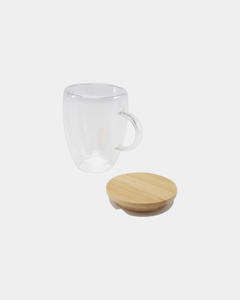 Tasse en verre isotherme 350ml à personnaliser