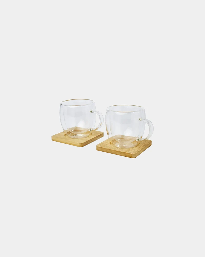 Tasse en verre borosilicate 250 ml à personnaliser